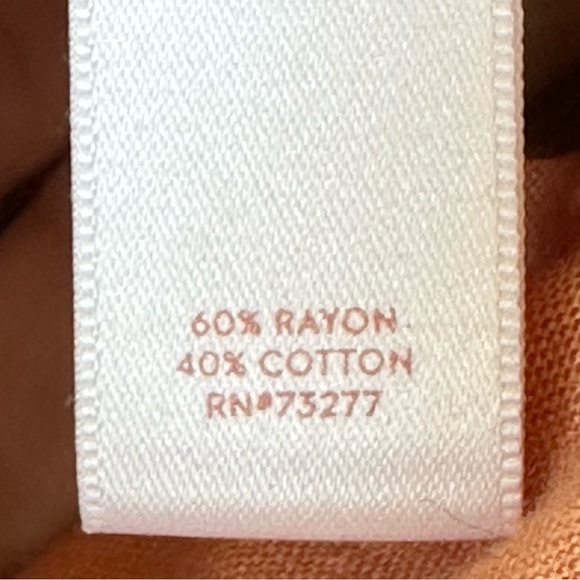 Lauren Conrad Summer Romper Jumpsuit Cropped Button Down Peach Women's Size L - Picture 8 of 8